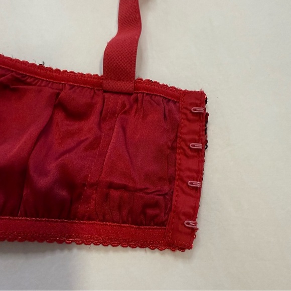 Dolce & Gabbana Red Sequin Balconette Bra - Picture 16 of 17